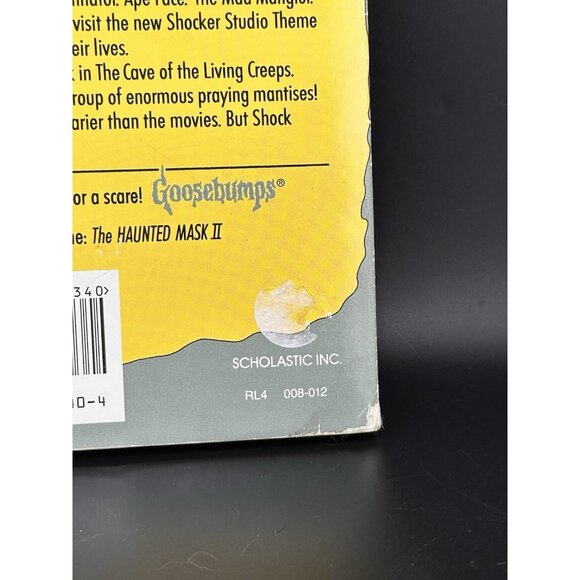 Goosebumps #35 A Shocker On Shock Street R.L. Stine Horror Vtg 1995  HTF Cover - Picture 4 of 11